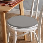 Oval Zipper Chair Pad Cushion
