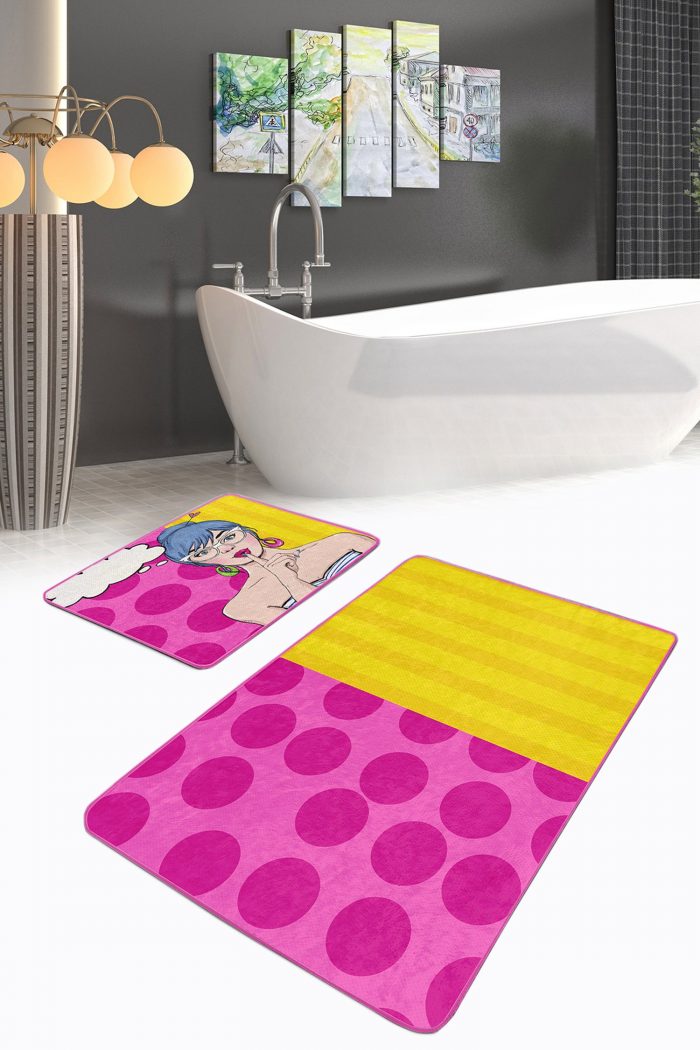 PaspasTakimi-2li-Set9-Gorsel-1 Rectangle Bath Mats Kitchen Mats