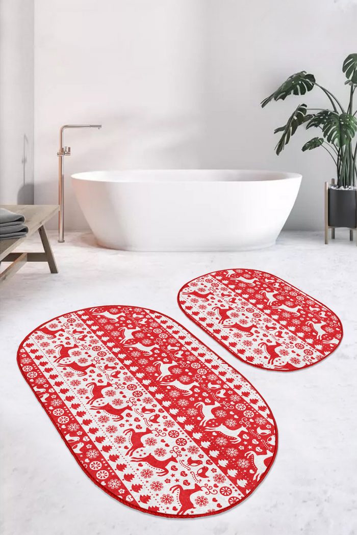 Oval Bath Mat Kitchen Mat