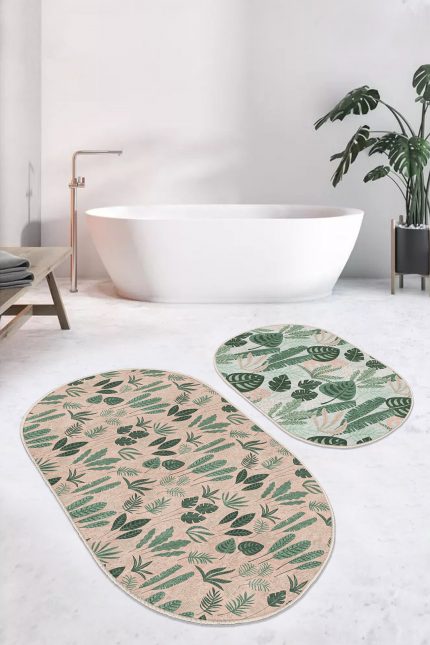 Oval Bath Mat Kitchen Mat