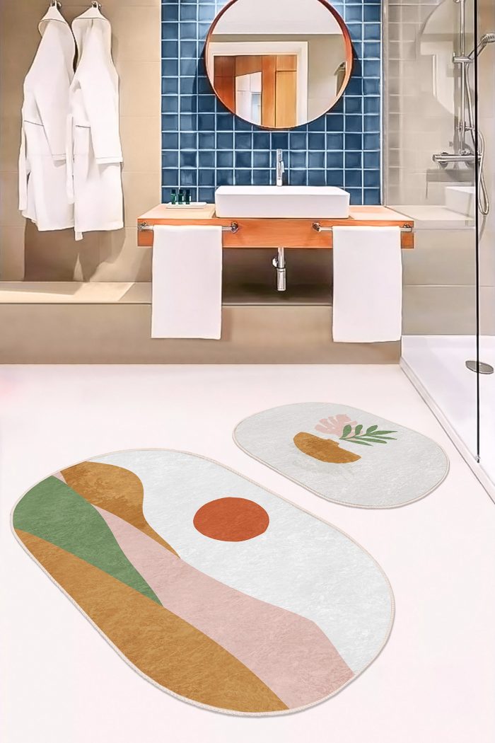 Oval Bath Mat Kitchen Mat