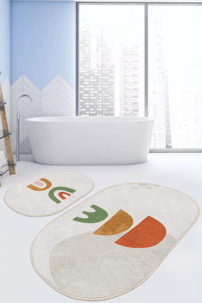 Oval Bath Mat Kitchen Mat
