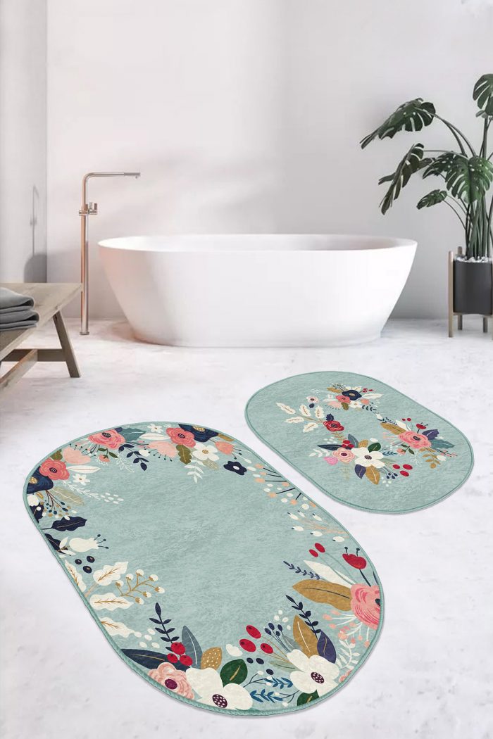 Oval Bath Mat Kitchen Mat