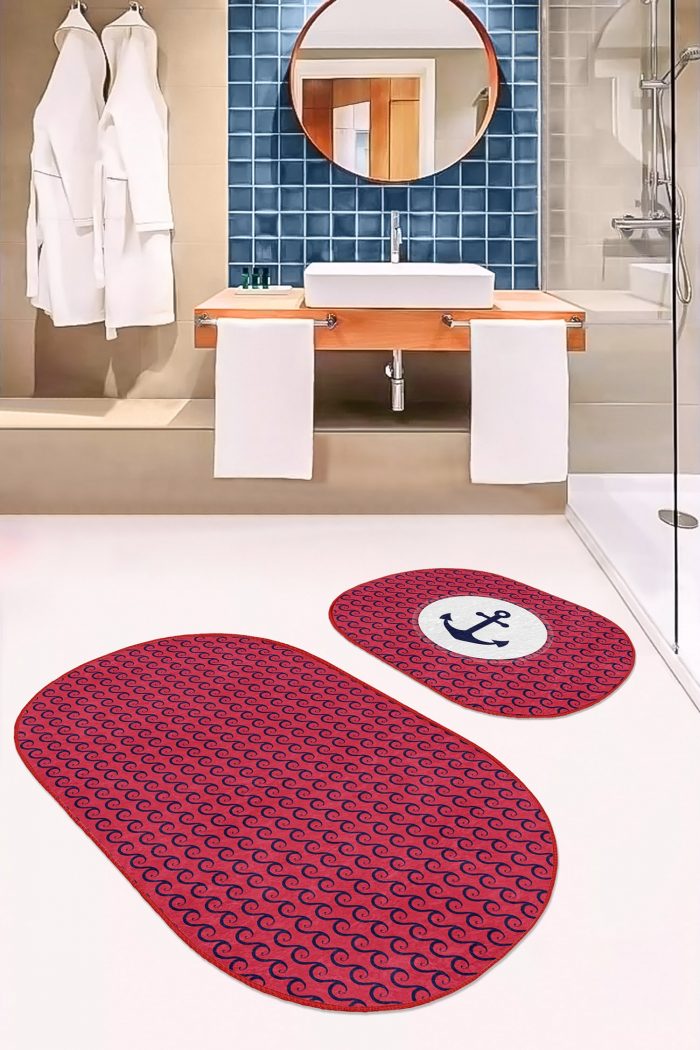 Oval Bath Mat Kitchen Mat