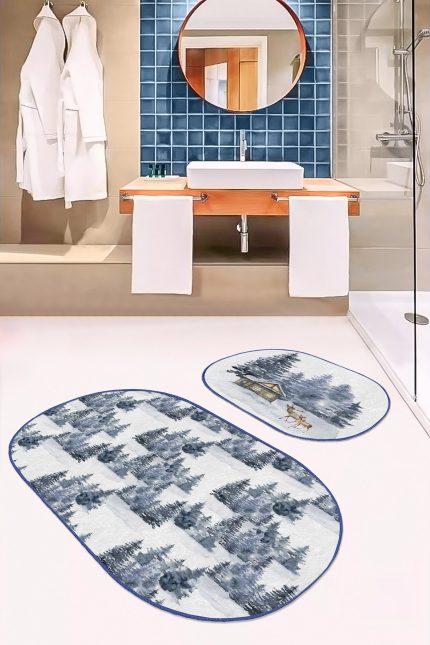 Oval Bath Mat Kitchen Mat