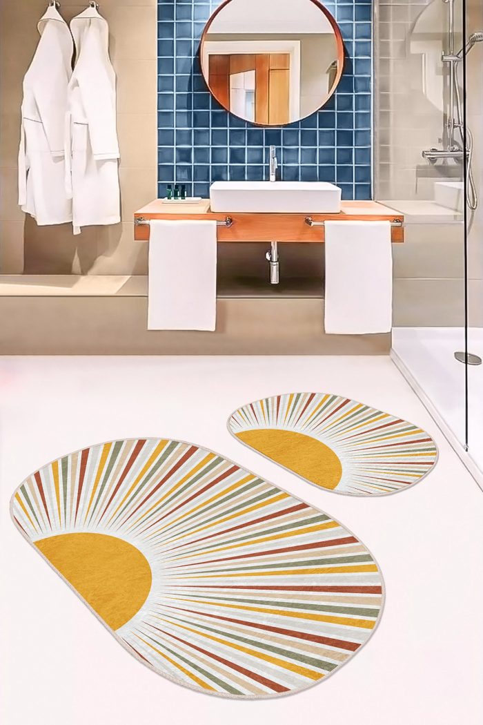 Oval Bath Mat Kitchen Mat