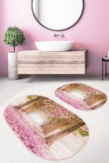 Oval Bath Mat Kitchen Mat