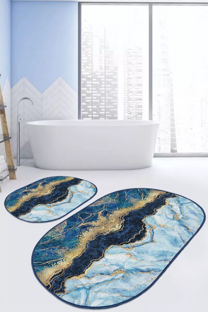 Oval Bath Mat Kitchen Mat