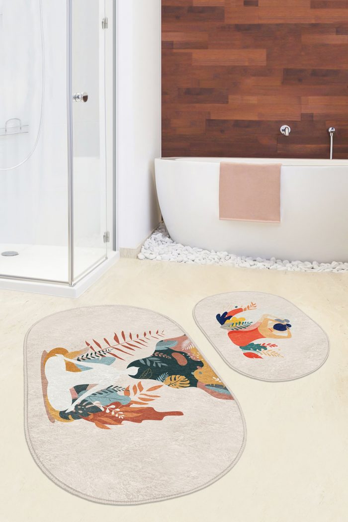Oval Bath Mat Kitchen Mat