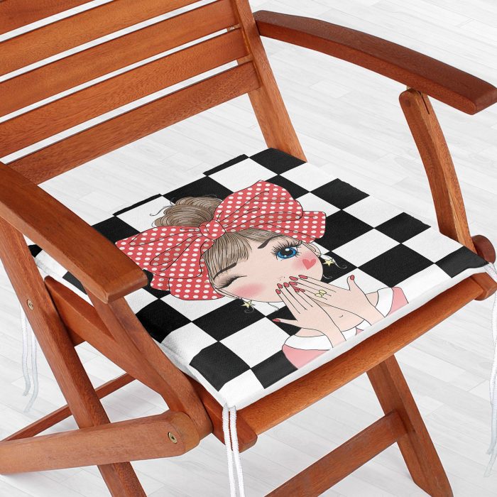 Zippered Chair Pad Cushion