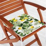 Zippered Chair Pad Cushion