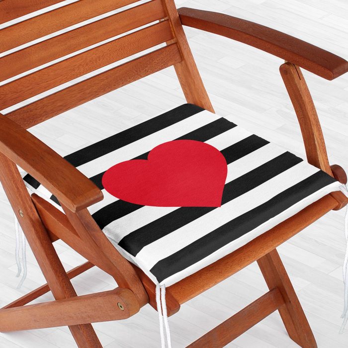 Zippered Chair Pad Cushion