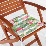 Zippered Chair Pad Cushion