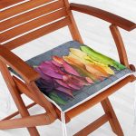 Zippered Chair Pad Cushion