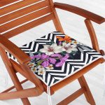 Zippered Chair Pad Cushion