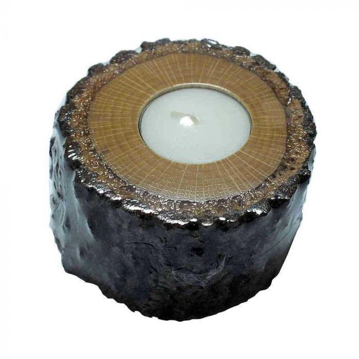Wooden Candle Holder
