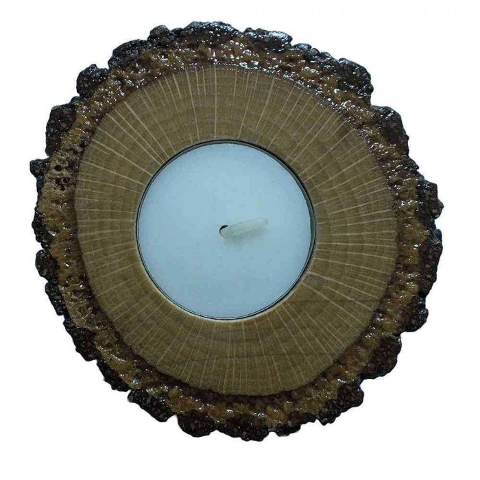 Wooden Candle Holder